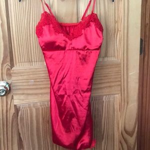 Ruby Red Slip Dress